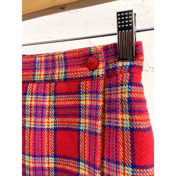 Croco Kids - Woven Plaid Wrap Skirt (Girls 8) - Picture 3 of 5